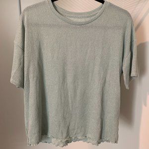 NWOT AE Waffle Knit Top